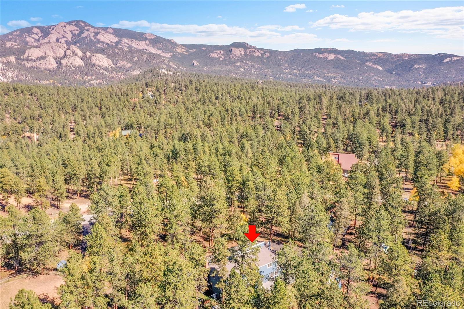 348 Nova Road Pine, CO 80470 - Photo 47 of 50 a view of a lush green field with mountains in the background