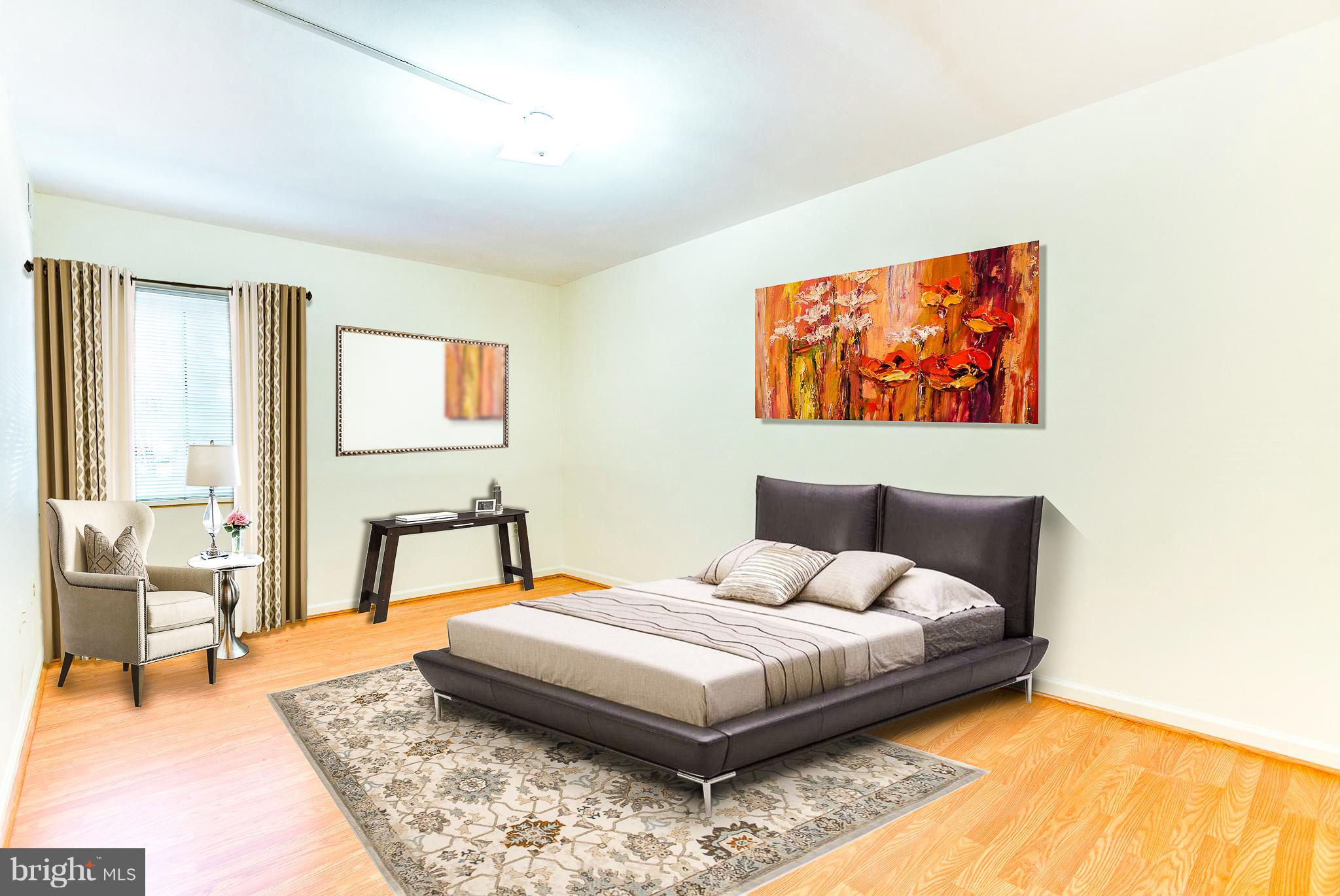 1523 Northgate Square, Unit 1B Reston, VA 20190 - Photo 19 of 30 Virtually Staged -Bedroom (Master)