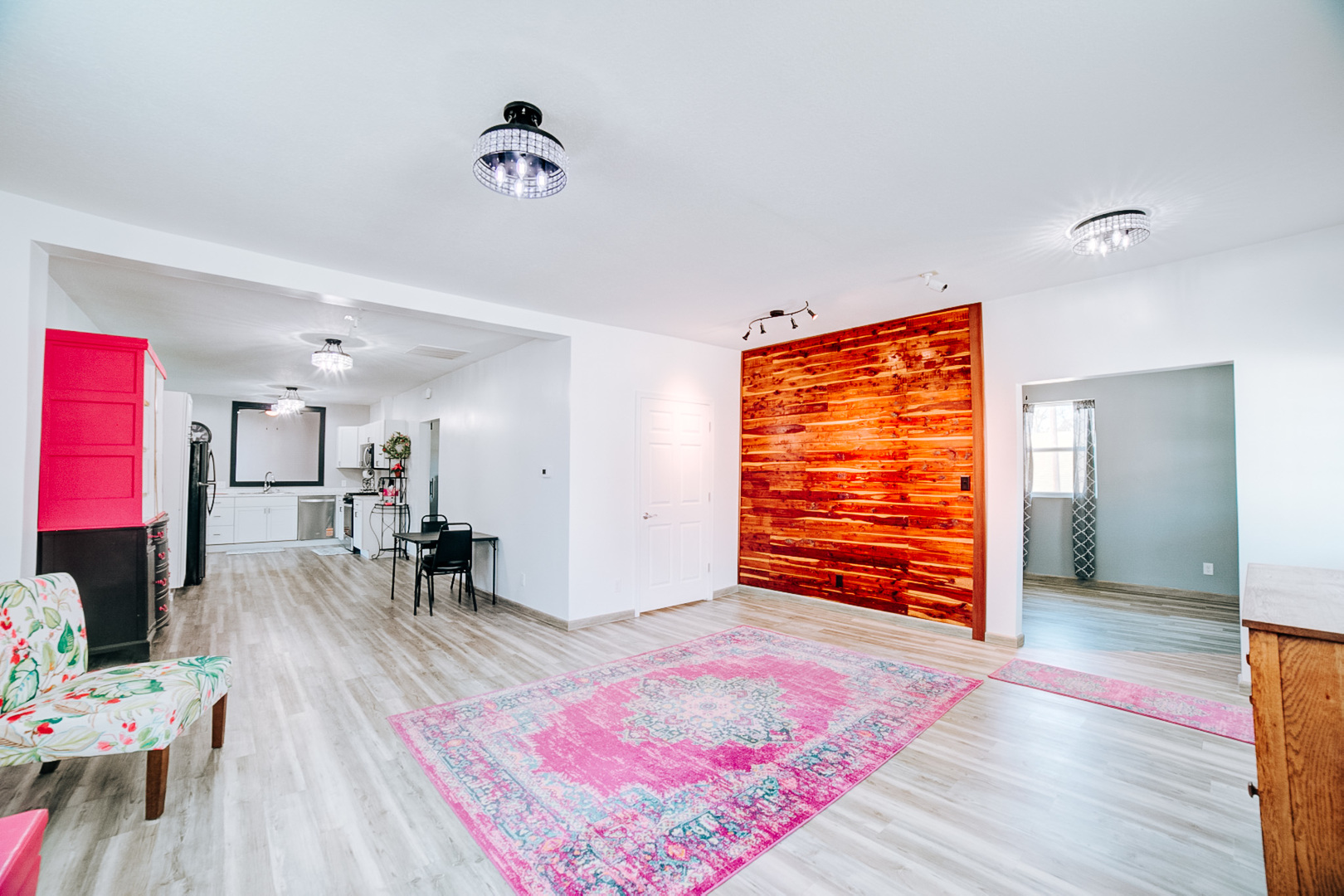 100 East Lyle Street Milford, IL 60953 - Photo 11 of 37 a living room with furniture and a wooden floor