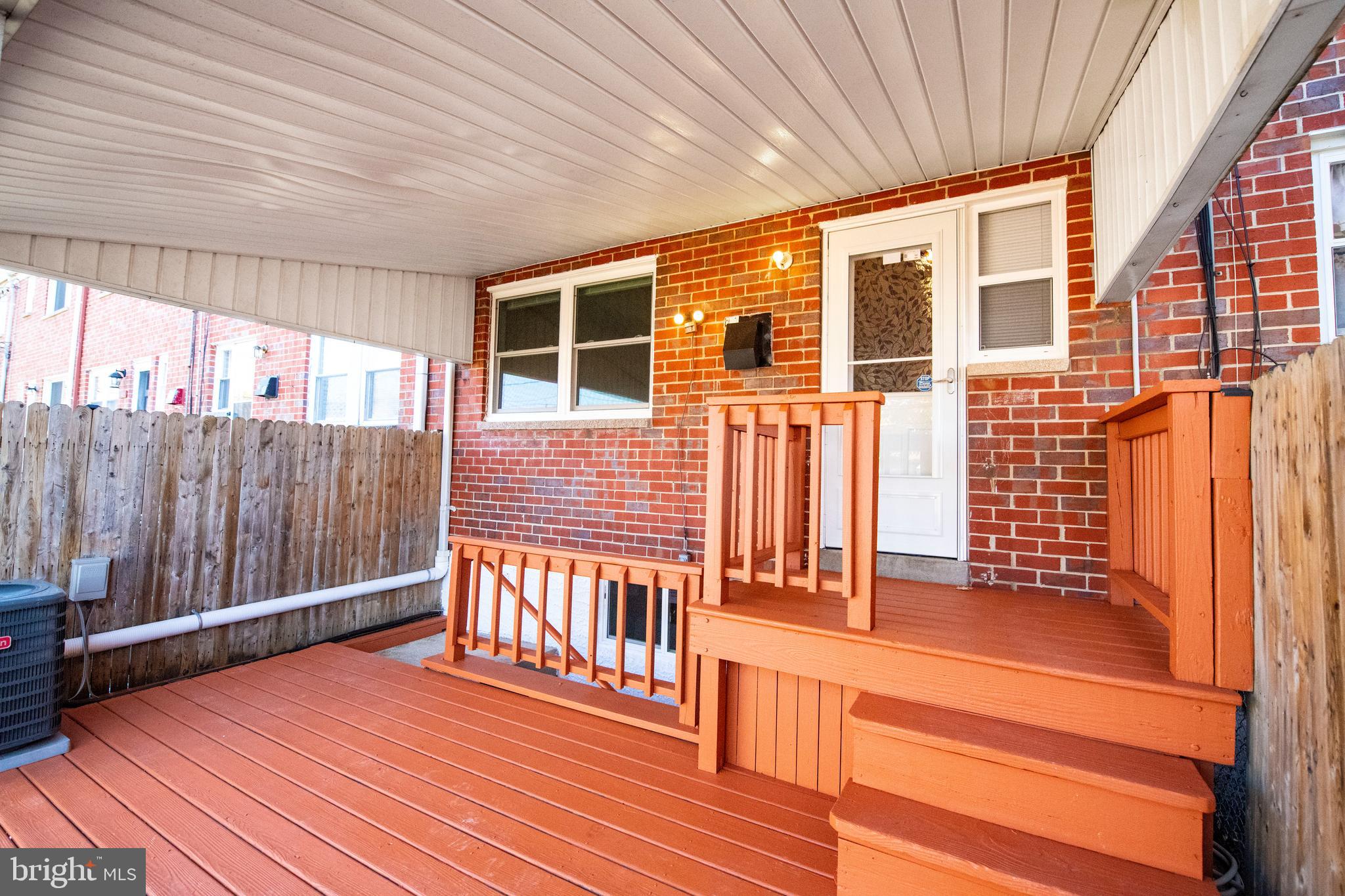 1038 Middleborough Road Baltimore, MD 21221 - Photo 33 of 39 Exterior Rear Covered Deck/Patio