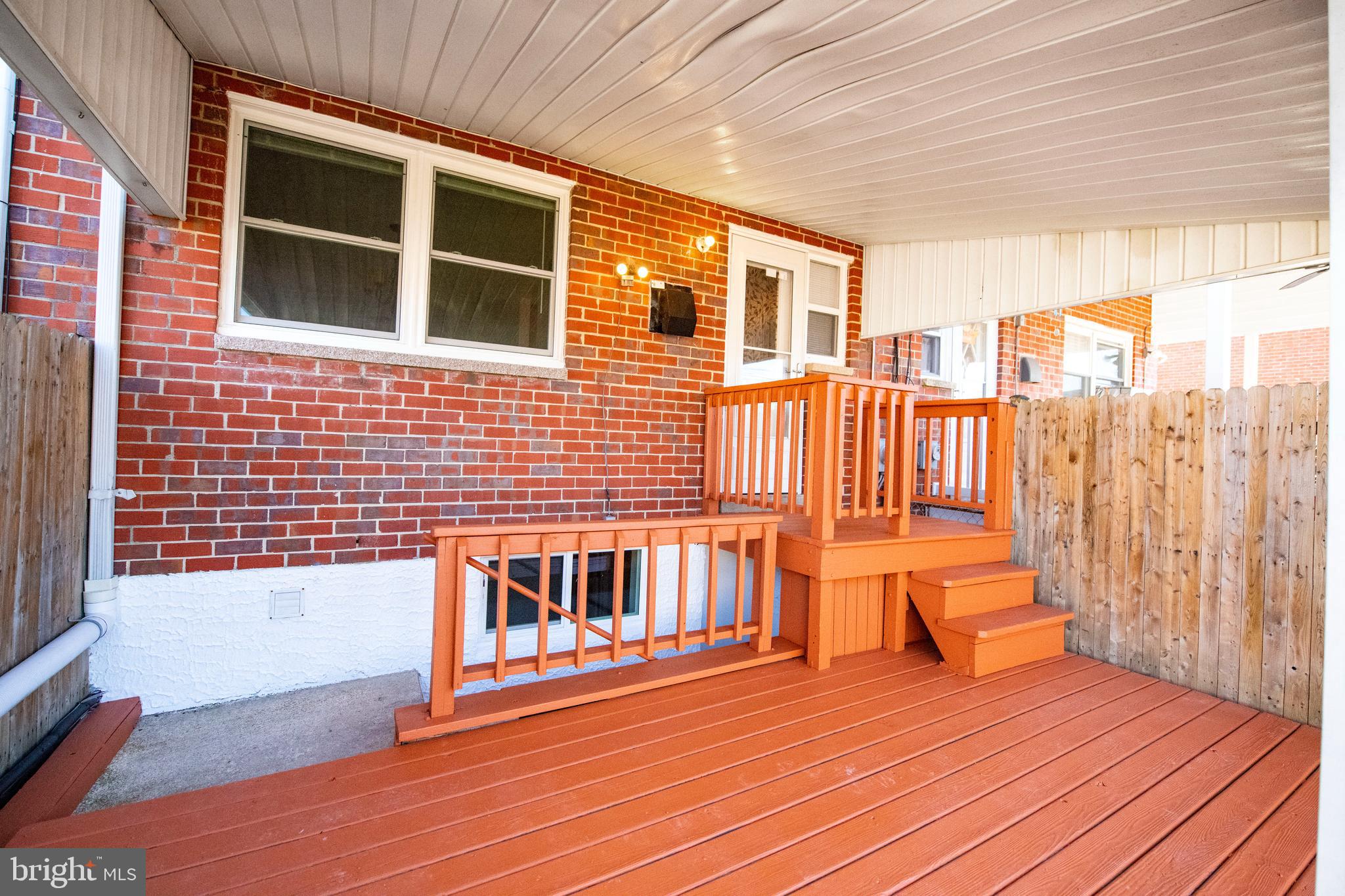 1038 Middleborough Road Baltimore, MD 21221 - Photo 34 of 39 Exterior Rear Covered Deck/Patio