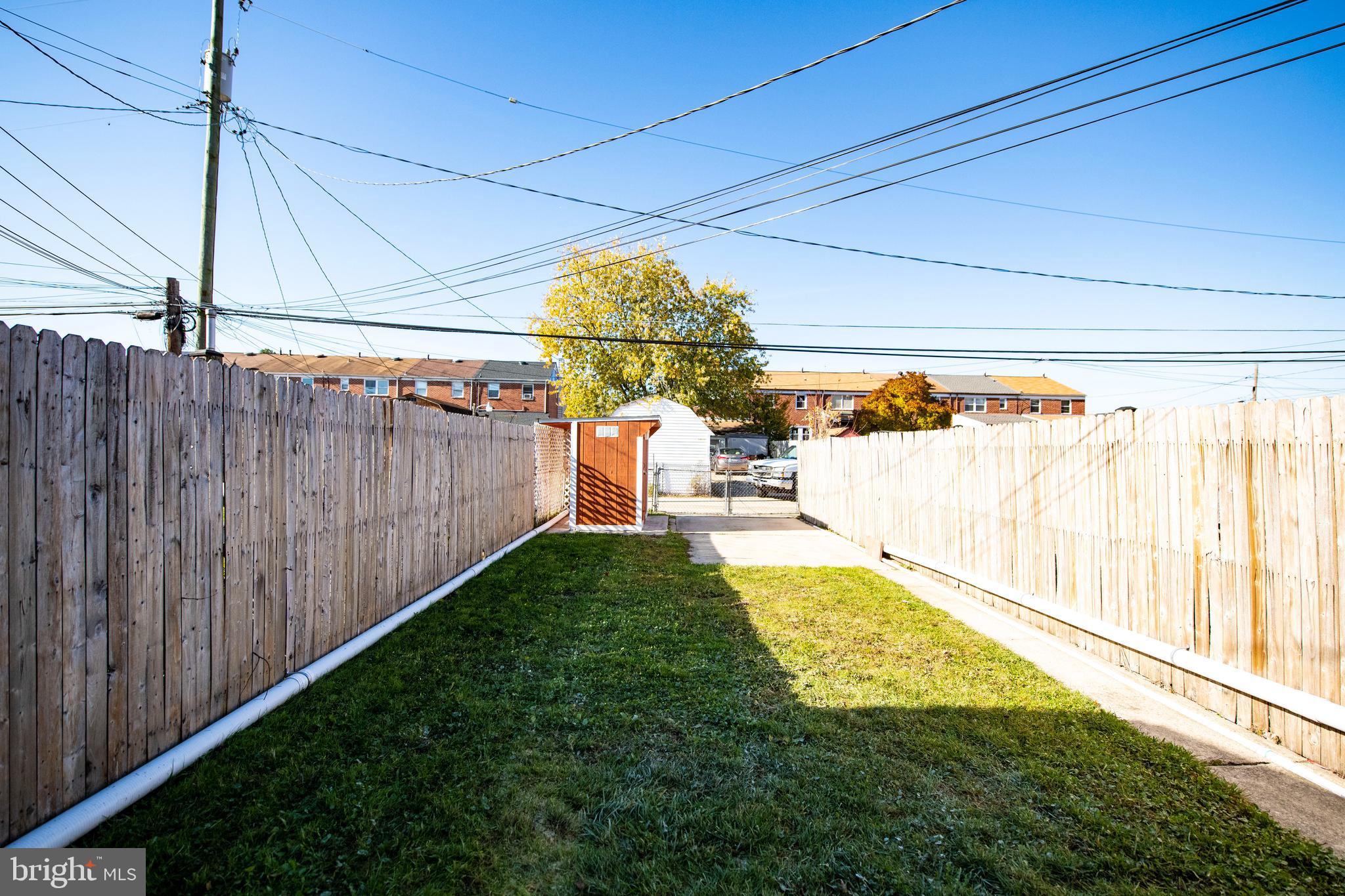 1038 Middleborough Road Baltimore, MD 21221 - Photo 36 of 39 Fenced Back Yard