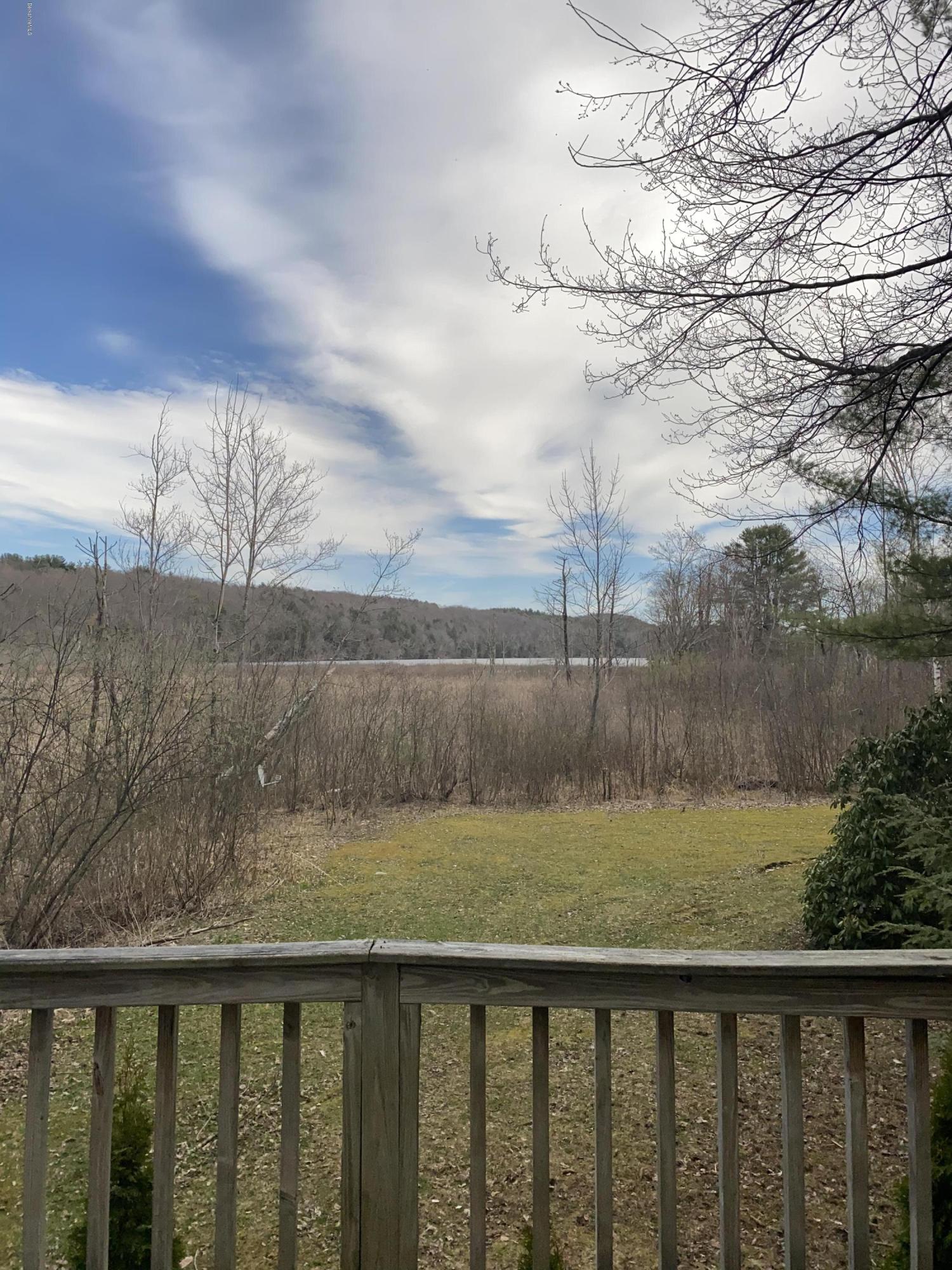 107 Peterson Road Becket, MA 01223 - Photo 24 of 34 a view of a garden from a balcony