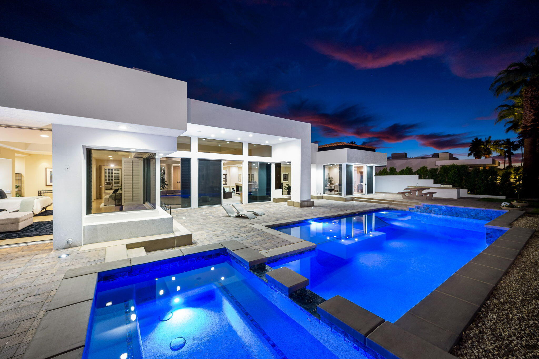 55305 Pebble Beach La Quinta, CA 92253 - Photo 59 of 65 a view of swimming pool with outdoor seating