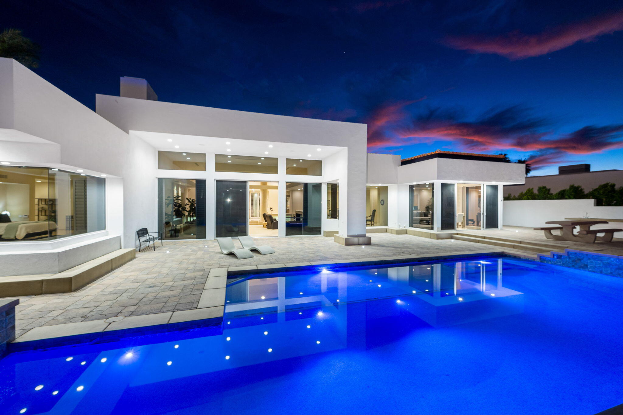 55305 Pebble Beach La Quinta, CA 92253 - Photo 62 of 65 a view of swimming pool with outdoor seating