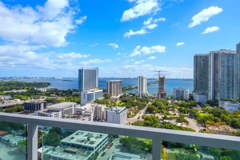 a view of balcony with city view