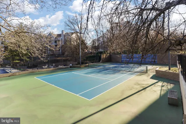 a view of a tennis court