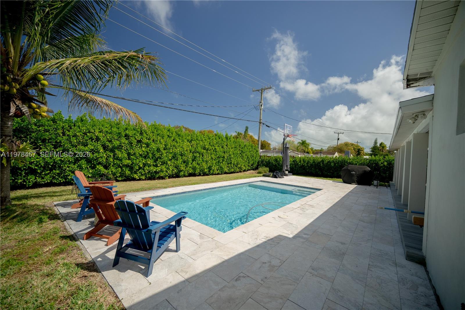 19431 Franjo Road Cutler Bay, FL 33157 - Photo 22 of 32 a view of a backyard with sitting area