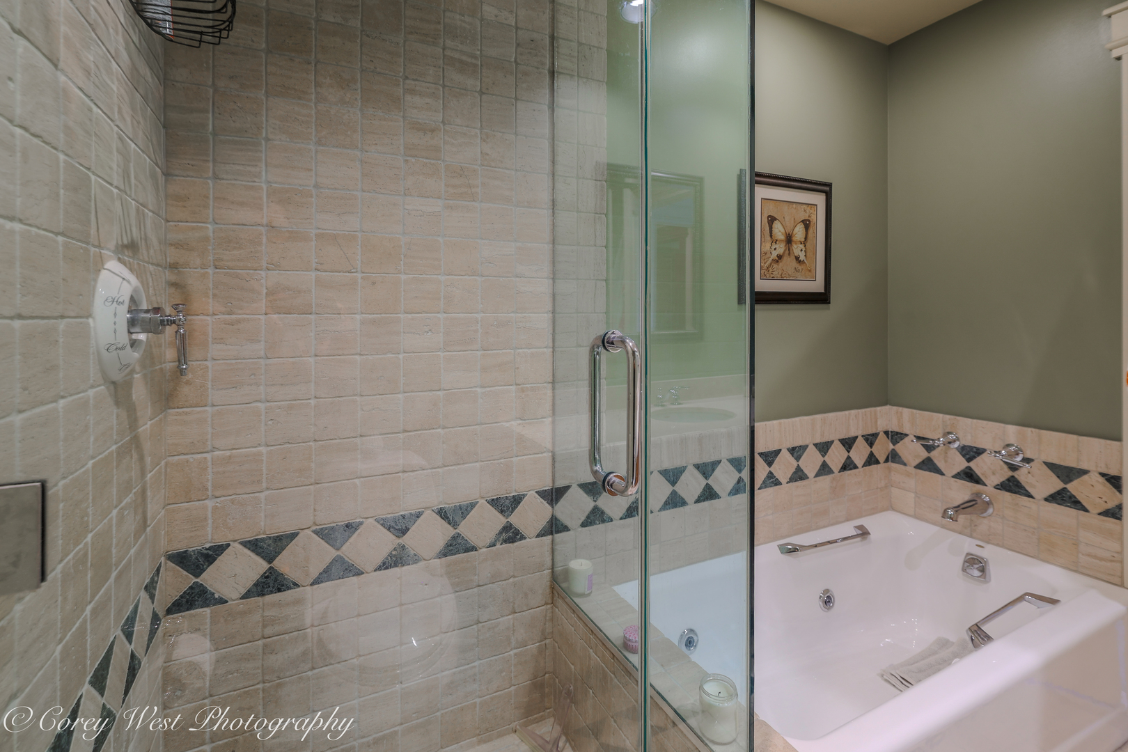 N004 Alexander Drive Geneva, IL 60134 - Photo 51 of 75 a bathroom with a bathtub and shower