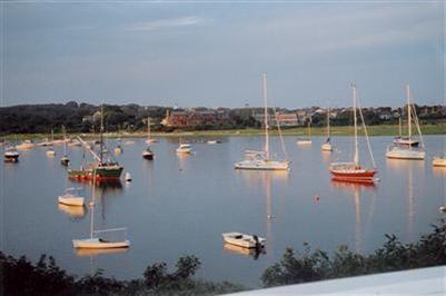 138 Stage Island Road Chatham, MA 02633 - Photo 17 of 19 an aerial view of a house with a lake view