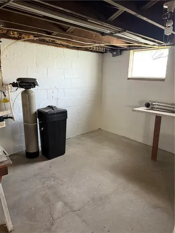 a view of a room with racks