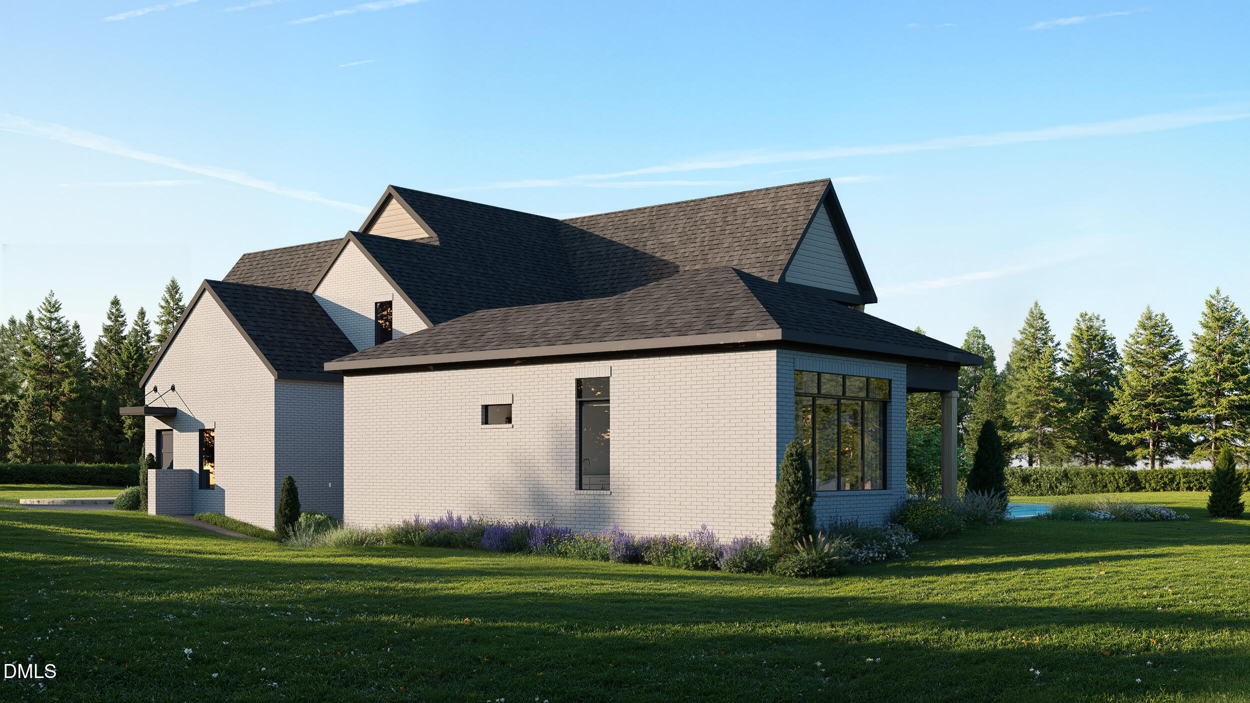 1708 Hunting Ridge Road Raleigh, NC 27615 - Photo 31 of 35 a front view of a house with a garden