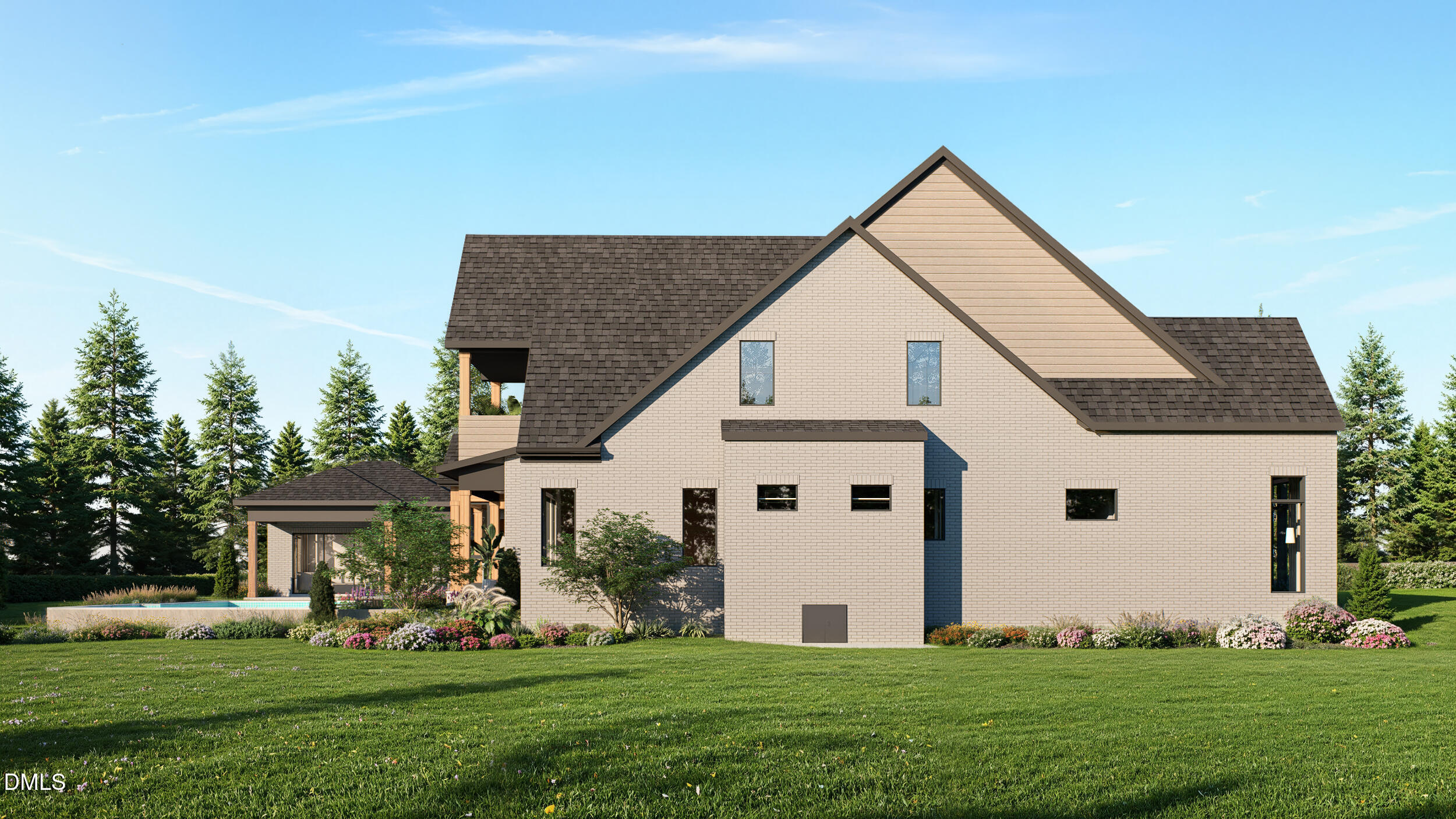 1708 Hunting Ridge Road Raleigh, NC 27615 - Photo 32 of 35 a view of a white house next to a yard with big trees