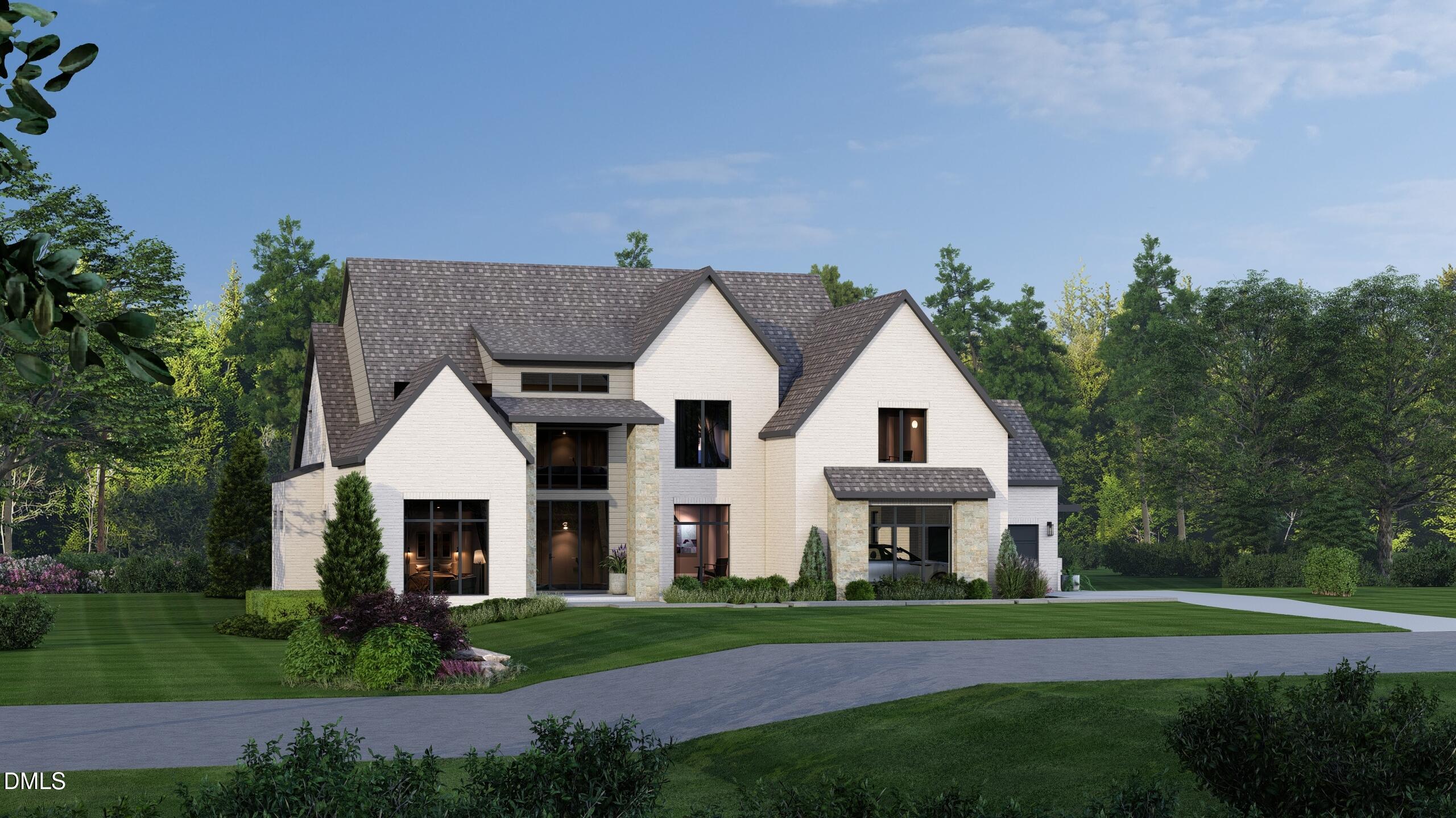 1708 Hunting Ridge Road Raleigh, NC 27615 - Photo 10 of 35 a front view of a house with a garden