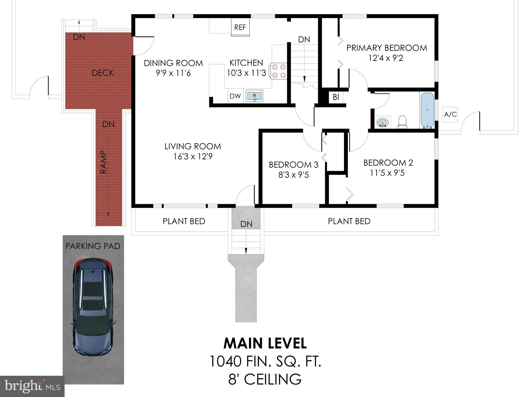 8824 Jandell Road Lorton, VA 22079 - Photo 45 of 46 Floorplan - main level