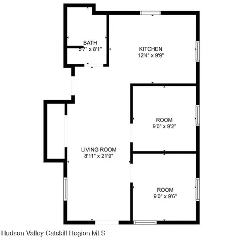 $1,500 | 17 Rear Chapel Street, Unit 1, Ellenville, NY 12428