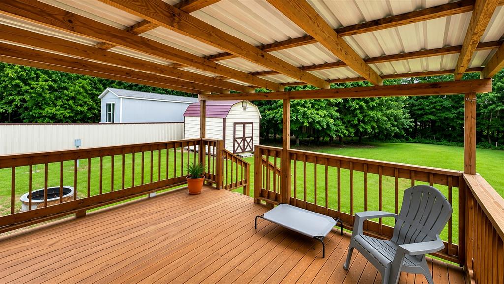 741 Waterfront Row Quitman, TX 75783 - Photo 23 of 40 a view of a two chairs on the roof deck