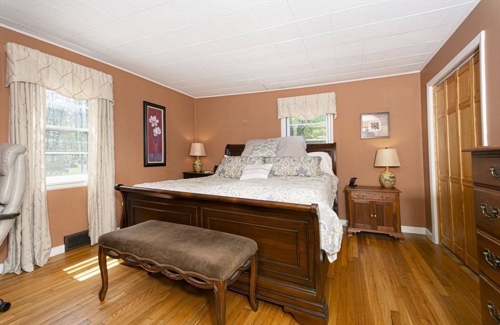 27 Old Poor Farm Road Ware, MA 01082 - Photo 21 of 42 a living room with furniture and a wooden floor