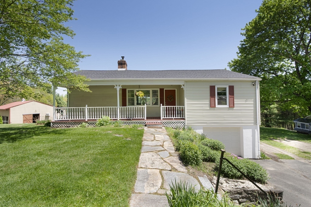 27 Old Poor Farm Road Ware, MA 01082 - Photo 3 of 42 a view of front of house with a yard