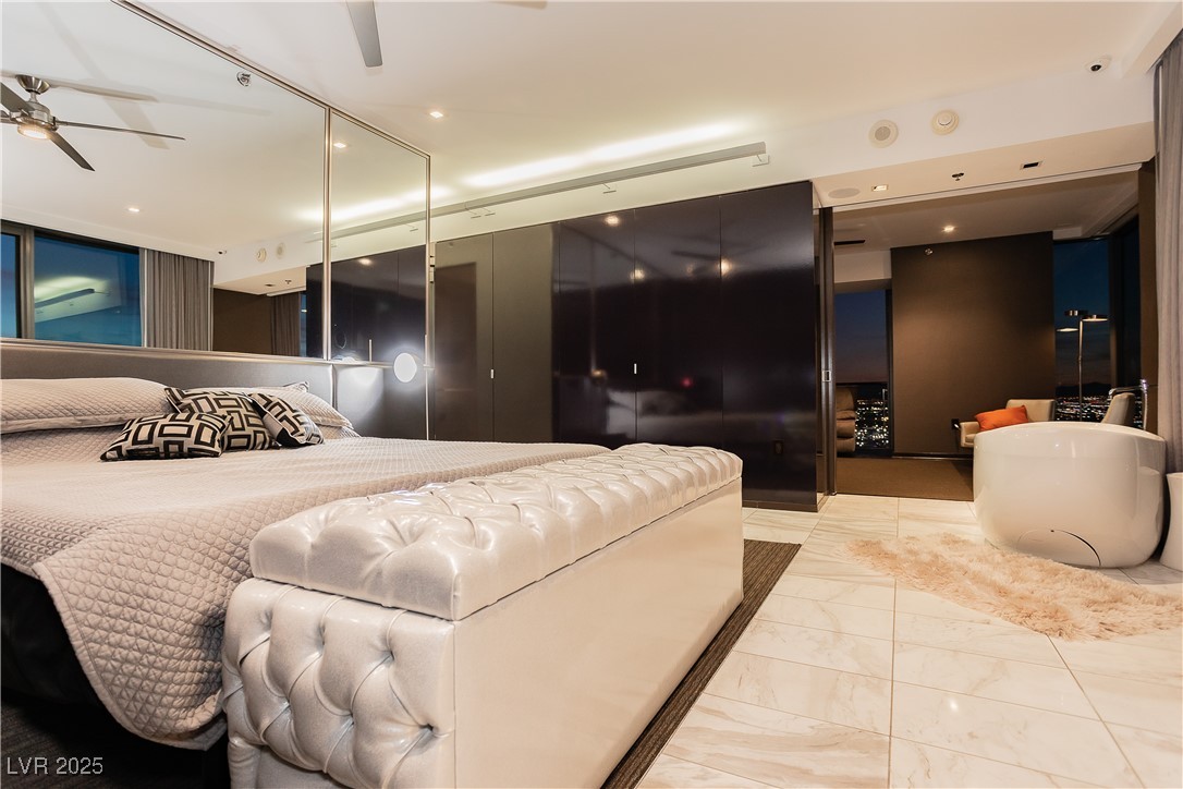 4381 West Flamingo Road, Unit 53321 Las Vegas, NV 89103 - Photo 21 of 41 Bedroom with recessed lighting
