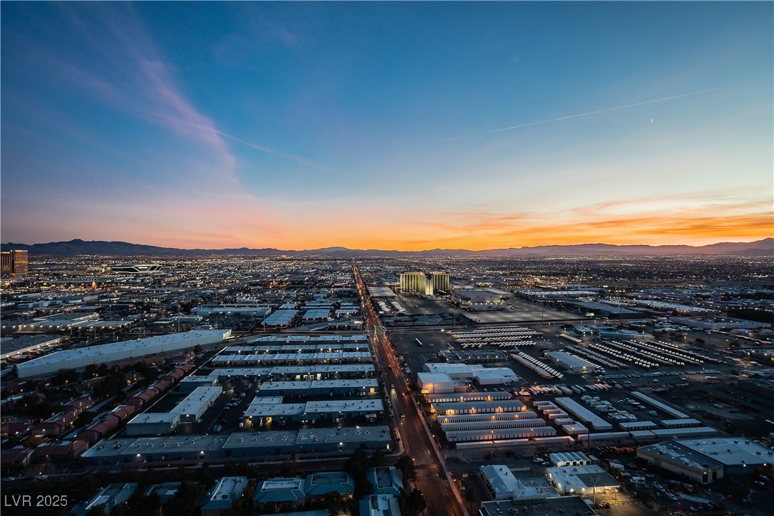 4381 West Flamingo Road, Unit 53321 Las Vegas, NV 89103 - Photo 41 of 41 Aerial view at dusk of a city view