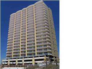 a view of a tall building