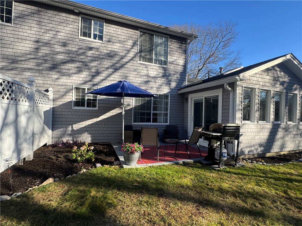 10 Parsley Lane Narragansett, RI 02874 - Photo 28 of 32 Private backyard patio with grill