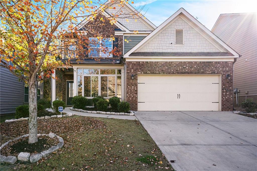 View of craftsman inspired home