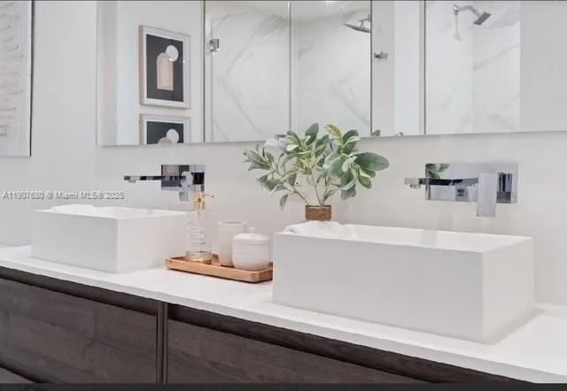 a view of balcony with furniture