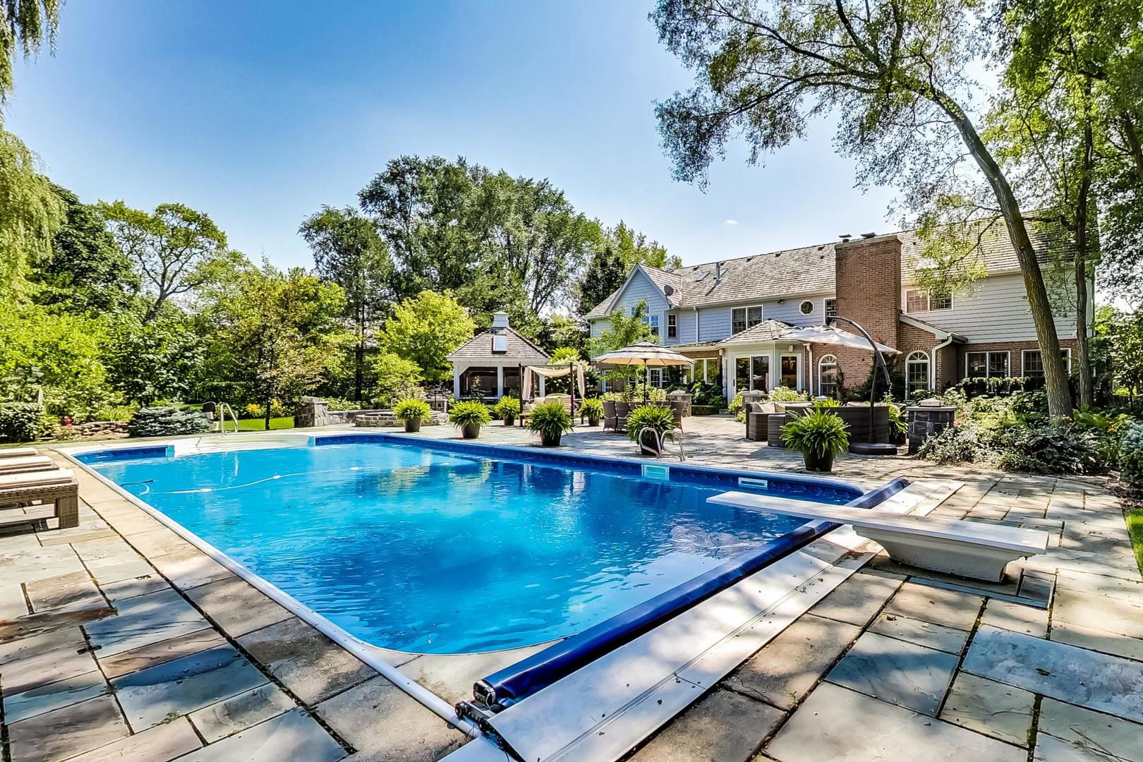 1387 Gettysburg Road Long Grove, IL 60047 - Photo 40 of 46 a view of swimming pool with outdoor seating