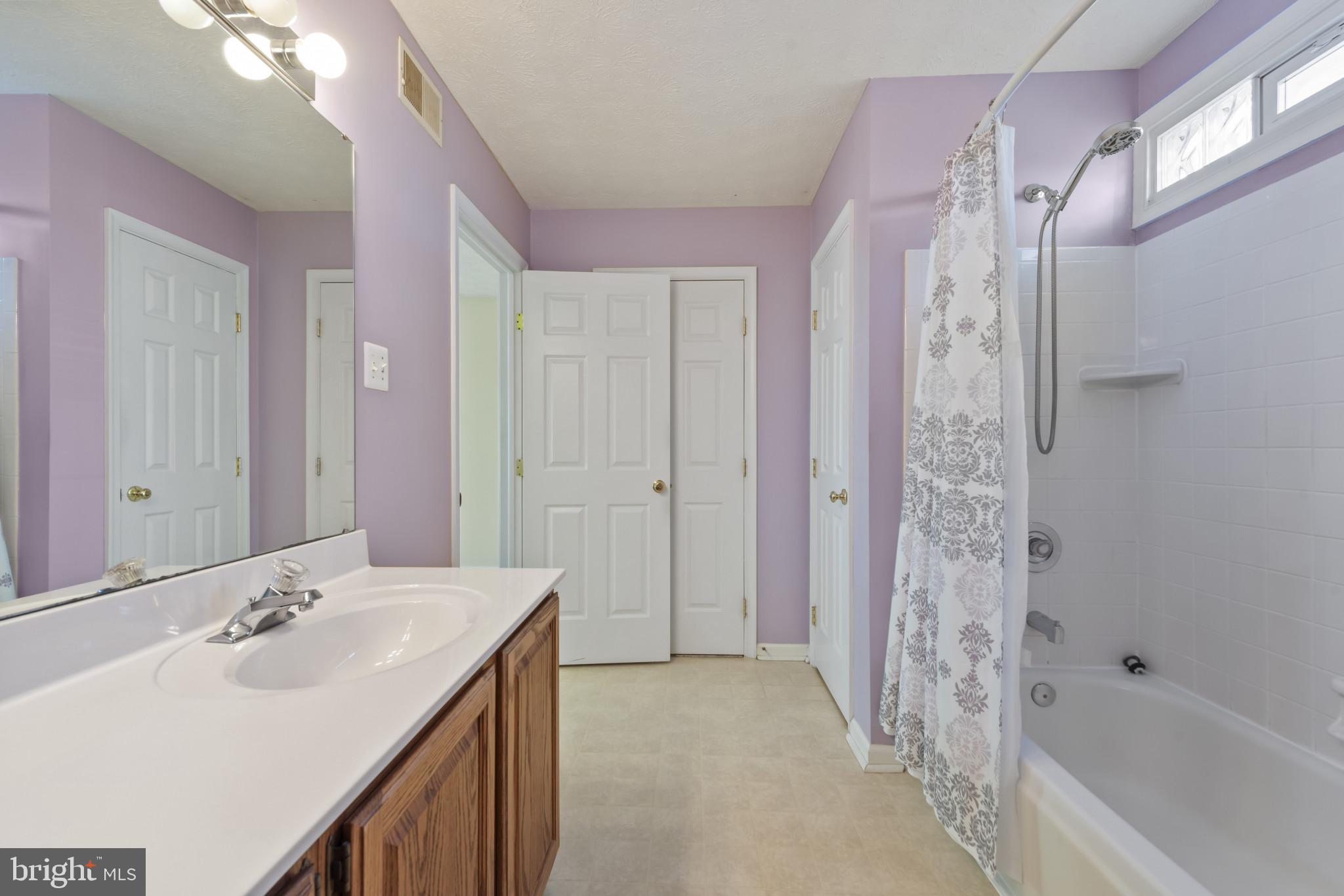452 Doe Meadow Drive Owings Mills, MD 21117 - Photo 24 of 34 a bathroom with a sink and a mirror