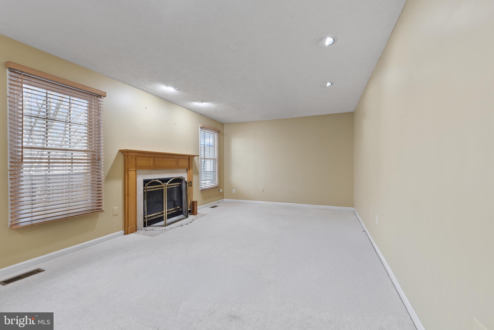 452 Doe Meadow Drive Owings Mills, MD 21117 - Photo 8 of 34 a view of empty room with a fireplace and window