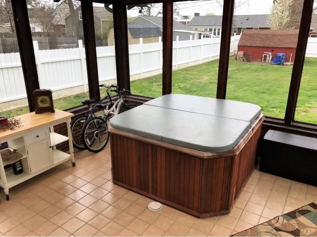 1817 Fairoaks Road Kingsport, TN 37664 - Photo 11 of 31 Hot Tub in the Sunroom