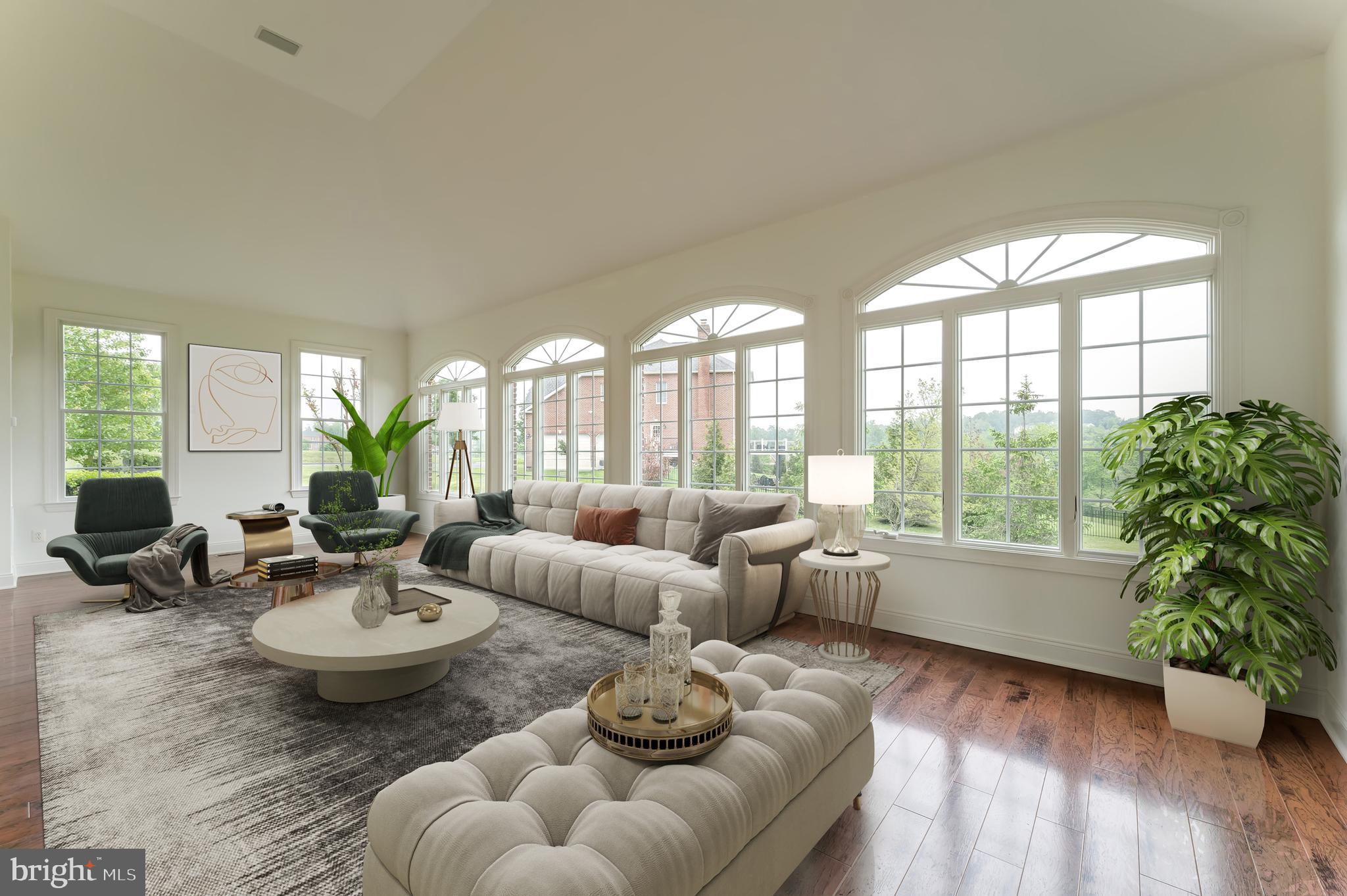 18102 Eaglesham Court Leesburg, VA 20175 - Photo 25 of 92 a living room with furniture and a large window