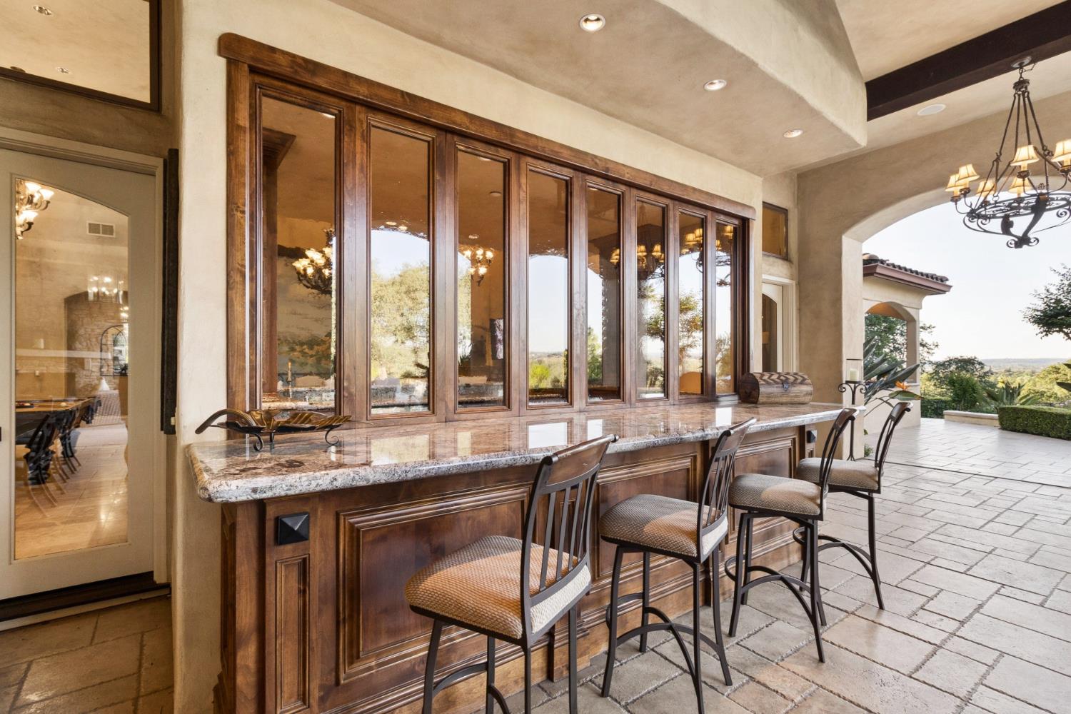 5687 Ridge Park Drive Loomis, CA 95650 - Photo 53 of 97 a dining hall with stainless steel appliances granite countertop a granite counter tops and a view of living room