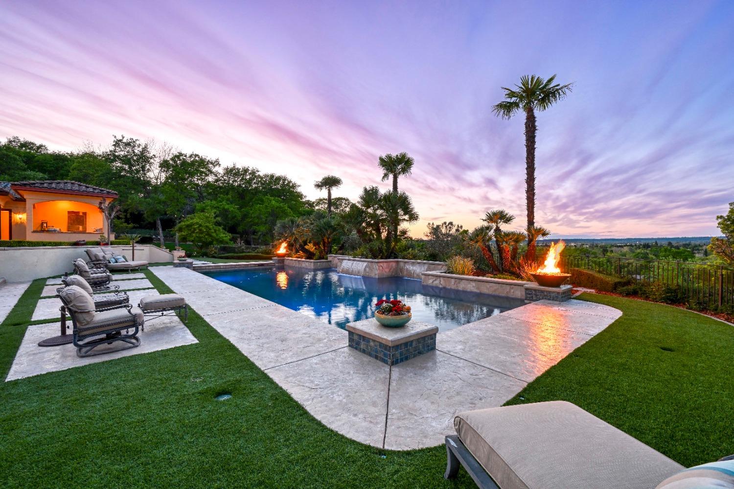 5687 Ridge Park Drive Loomis, CA 95650 - Photo 68 of 79 a view of a swimming pool with a patio