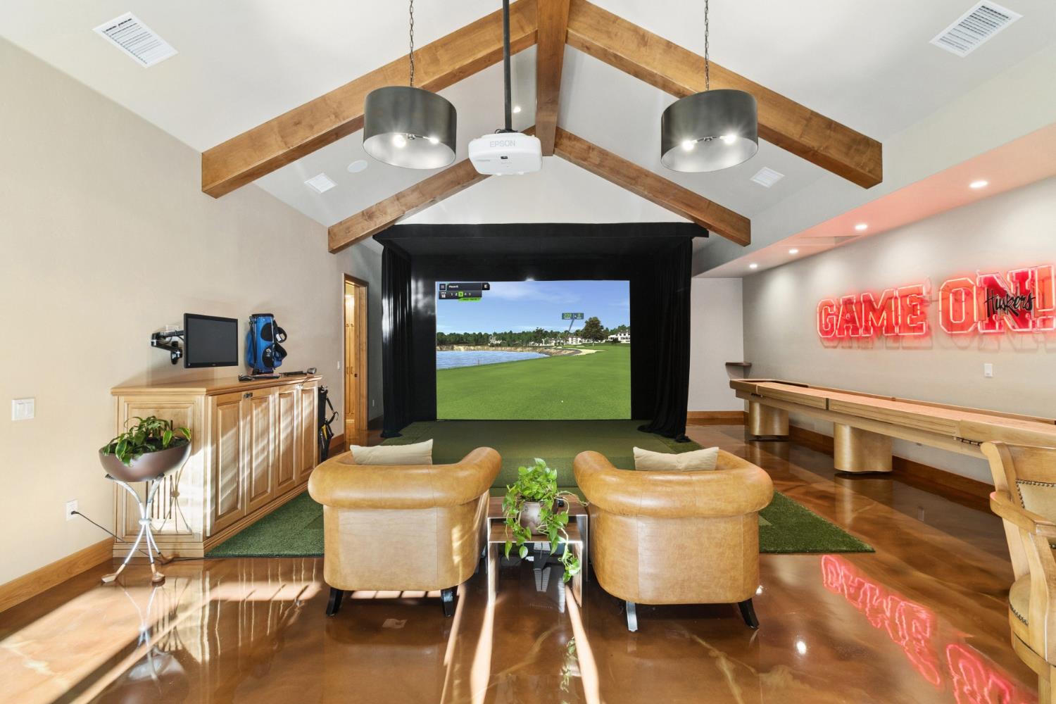 5687 Ridge Park Drive Loomis, CA 95650 - Photo 81 of 97 a room with furniture and a flat screen tv