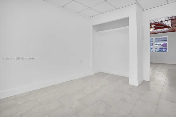 a view of an empty room