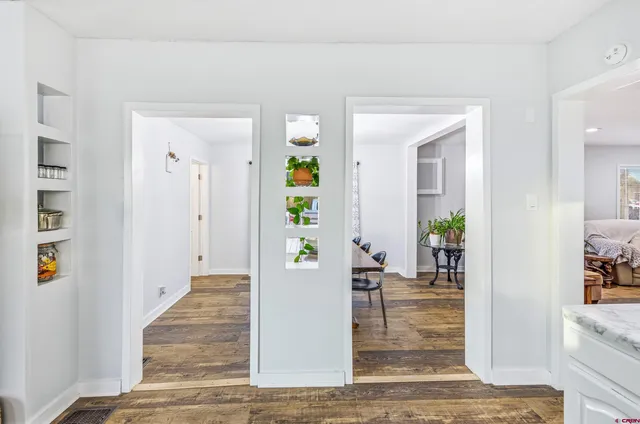 a view interior of a house and wooden floor