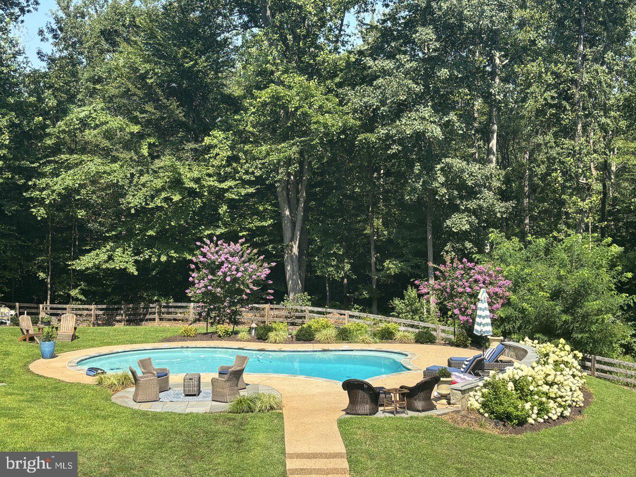 4514 Den Haag Road Warrenton, VA 20187 - Photo 46 of 56 a view of swimming pool with a yard