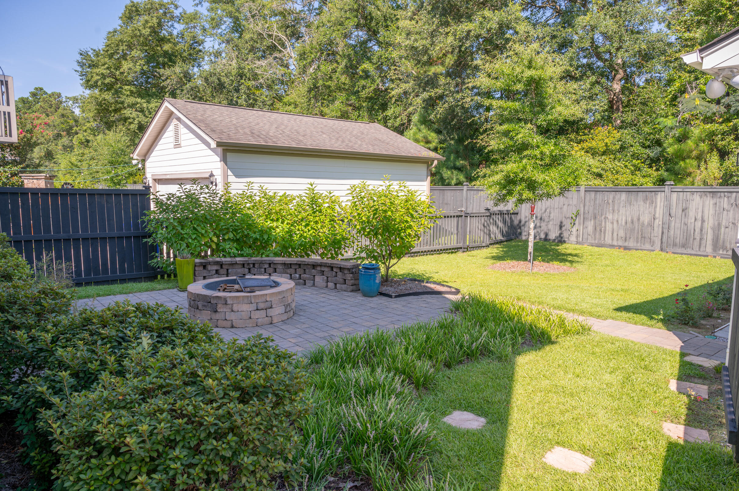 2912 Gin Bay Road Johns Island, SC 29455 - Photo 32 of 38 Hardscaped w/ Firepit
