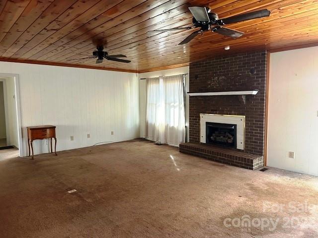 320 Luckadoo Road Bostic, NC 28018 - Photo 12 of 24 a view of empty room with a fireplace