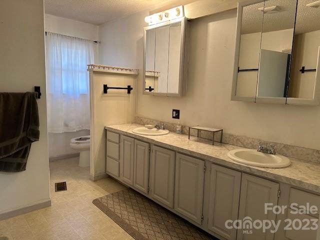 320 Luckadoo Road Bostic, NC 28018 - Photo 20 of 24 a bathroom with a granite countertop sink mirror and toilet