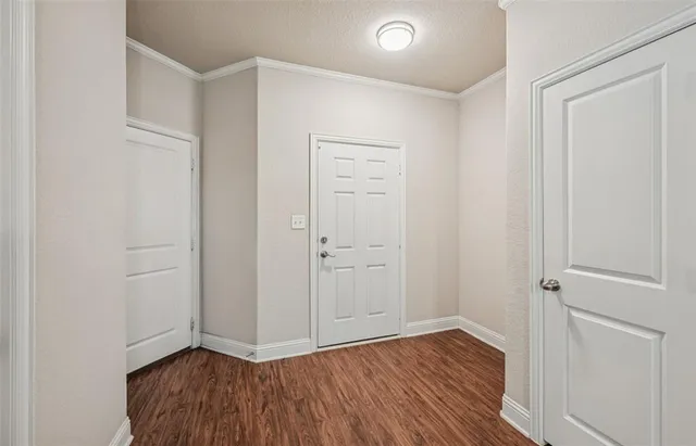 wooden floor in an empty room