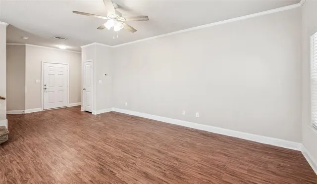 wooden floor in an empty room