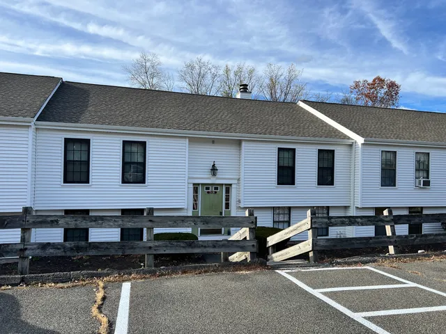 a view of a house with a patio