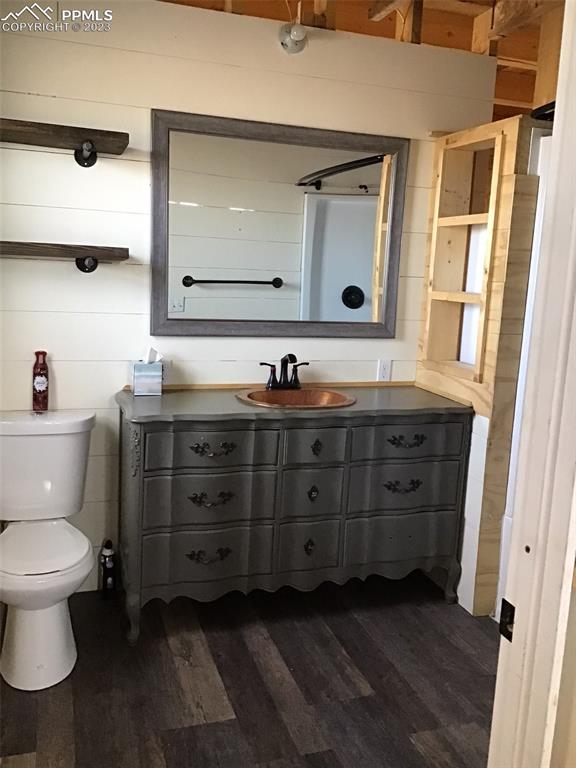 Lot 1 Avondale Road Blanca, CO 81123 - Photo 25 of 49 a bathroom with a toilet sink and mirror