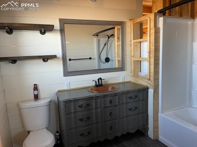 Lot 1 Avondale Road Blanca, CO 81123 - Photo 26 of 49 a bathroom with a toilet a sink and a bathtub