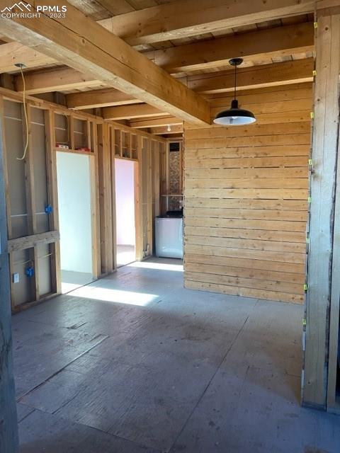 Lot 1 Avondale Road Blanca, CO 81123 - Photo 8 of 49 a view of a hallway with wooden walls