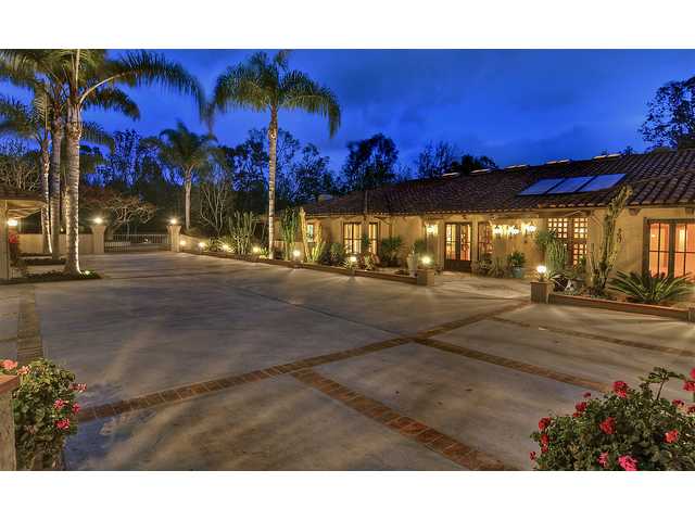 5259 La Glorieta Rancho Santa Fe, CA 92067 - Photo 23 of 25 Gated entrance, 4 car garage and lots of extra parking spaces.